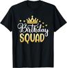 Birthday Squad Crown Hearts T-shirt