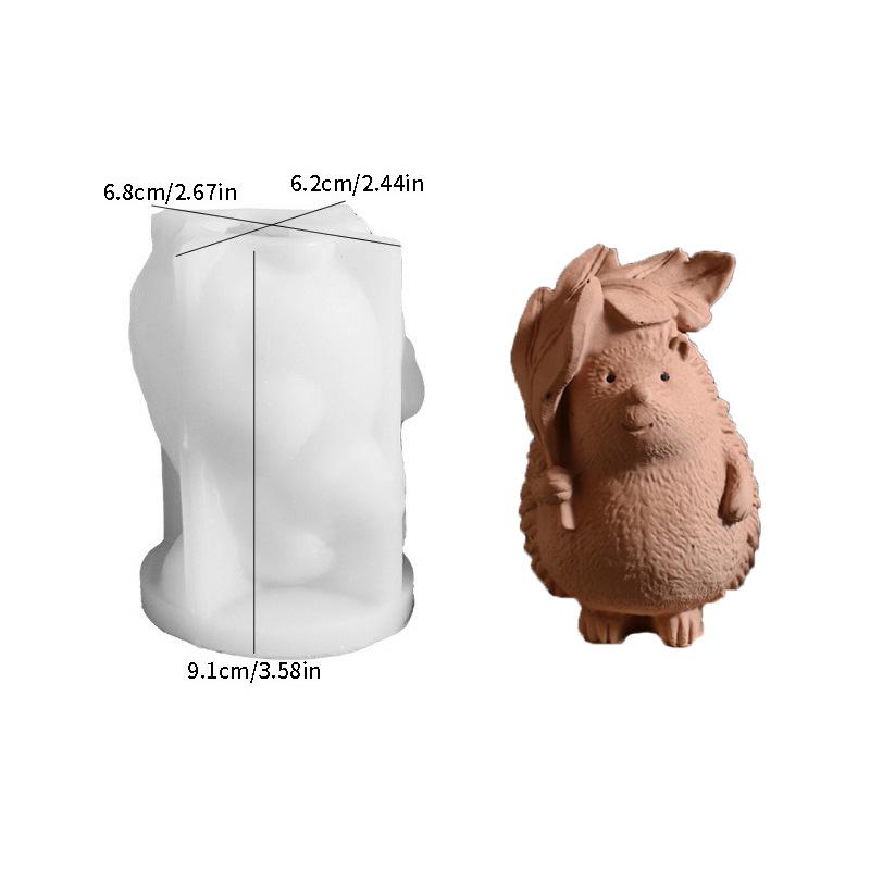 3D Capybara Silicone mold Flexible Reusable Non-Stick, for Ice Cream, Cake, Ice Block, Figurine Casting,  Pudding, Art Crafts