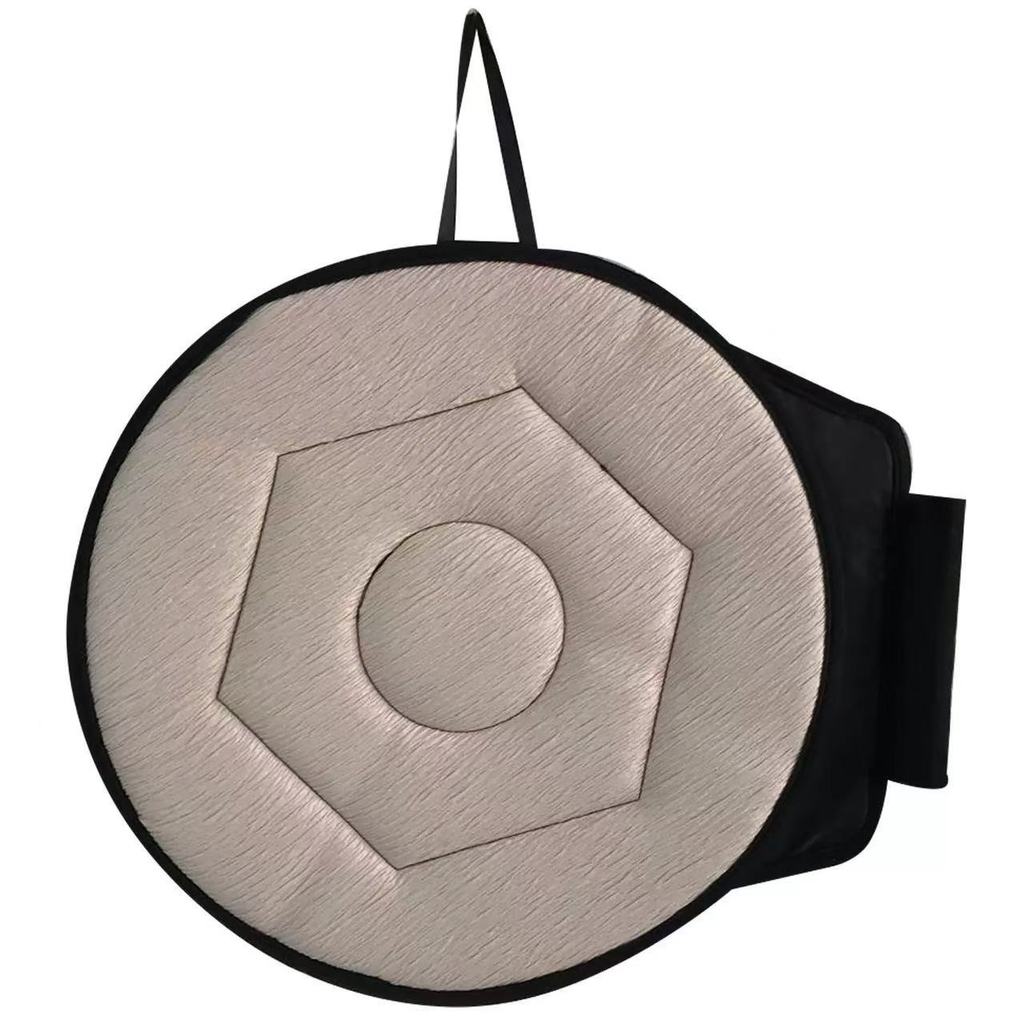 Automotive Rotating Seat Cushion For Pregnant Women And Elderly With Multifunction Mobility Support