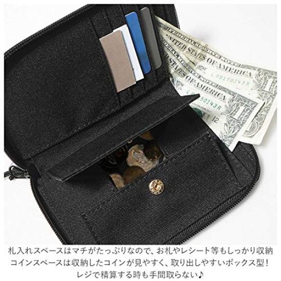 BEN DAVIS Ben Davis and Wallet Matte Zip-Around Wallet, Men's Women's (Free Size, Black)