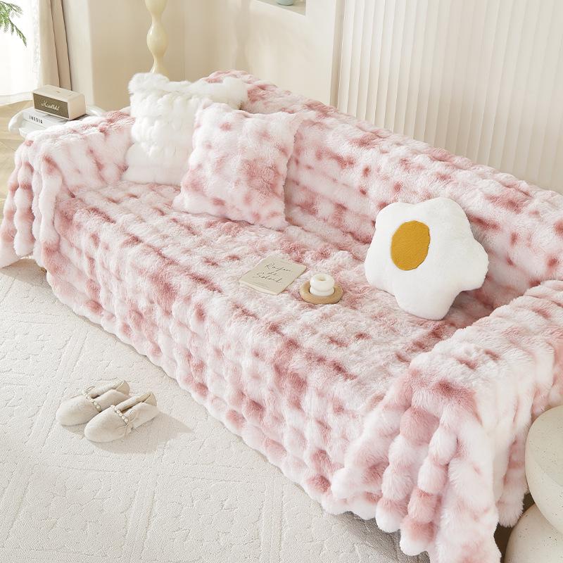 

Эксклюзивный утолщенный плюшевый чехол на диван из кроличьего меха и подушка для сиденья 180*90 - Stool Seat