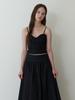 KINDABABY Classic Bustier Blouse Top - Black