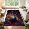 Peacock Fantasy In Vibrant Colors Non-Slip Home Carpet Design for Office Decor Living Room Bedroom Gift