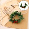 10 Pcs Drip Protection Communion Candle,Candle Rings Small Artificial Wreaths Drop Catcher For Candles