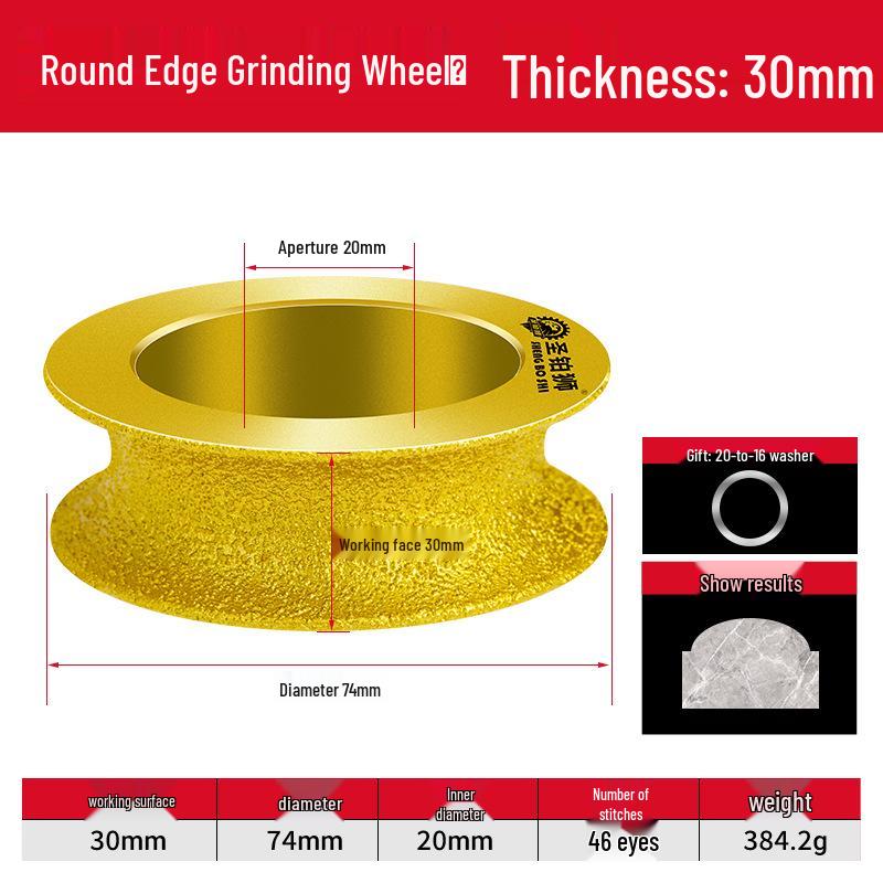 Taichung Diamond Grinding Tool for Marble, Quartz, and Tile Polishing and Trimming