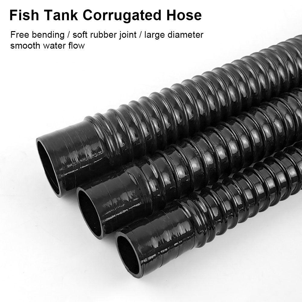 1Pcs Inlet Outlet Hose Corrugated Hose I.D 20/25/32/40mm Fish Tank Tube Aquarium Corrugated Pipe