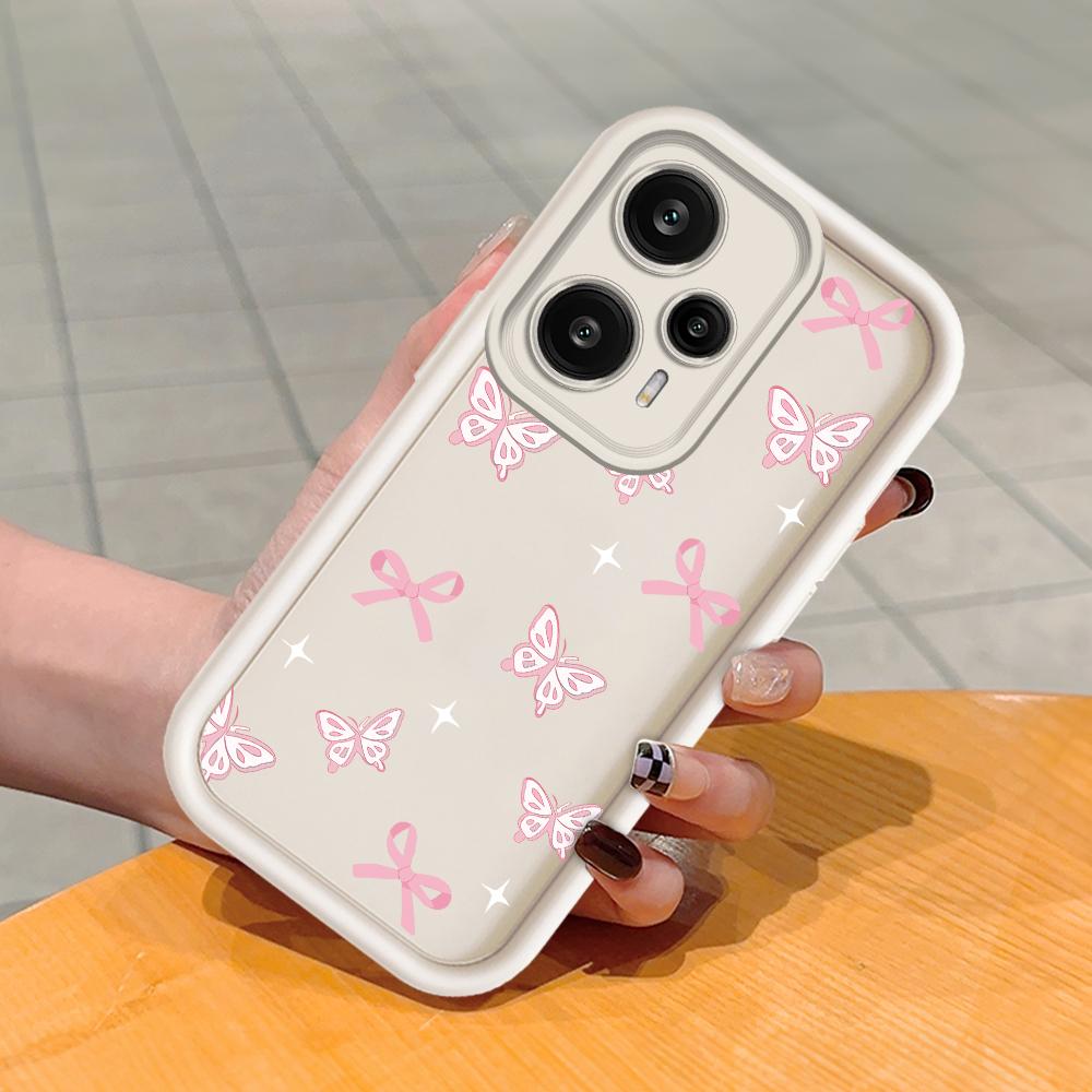 

Мягкий силиконовый квадратный чехол с рисунком лестницы для телефона, полное покрытие, противоударный защитный резиновый чехол для камеры для Xiaomi Redmi Xiaomi 14 белый