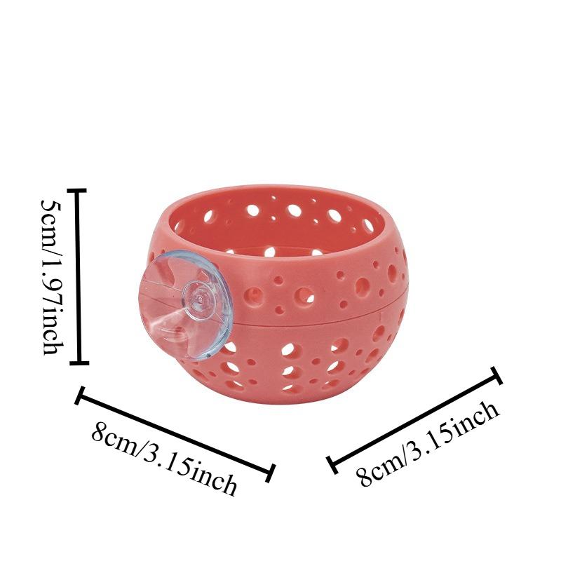 

1Pcs Fishing Lounge Cave with Suckers Hidden Tank Plastic Aquarium Decorations Safety Material Atmosphere Beautiful красный