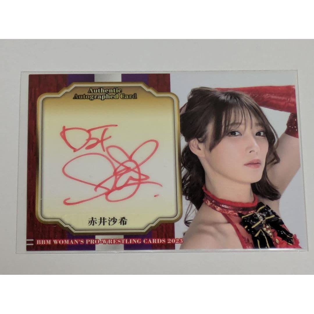 BBM Women s Pro Wrestling Card 2023 Limited to 100 Autographs Saki Akai