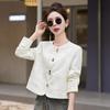 Women's Retro Jacquard Jacket - Short, Age-Reducing, National Style, Spring/Autumn 2025 (B2809)