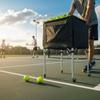 Basketball Storage Cart Foldable Sports Organizer Large Basket for Court