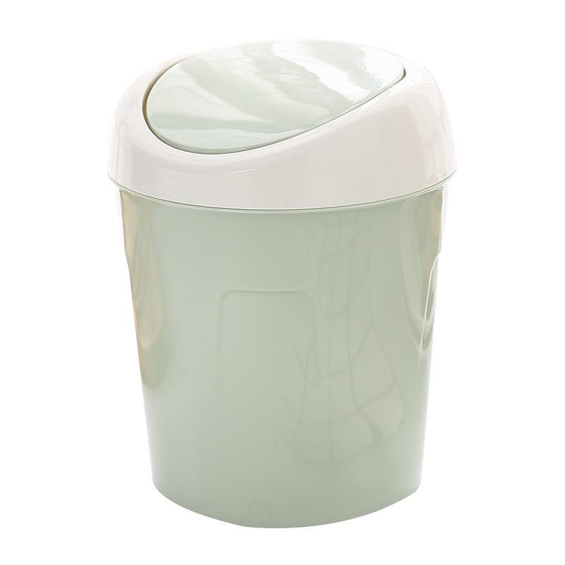 Small Flip-Top Trash Can for Living Room or Desk
