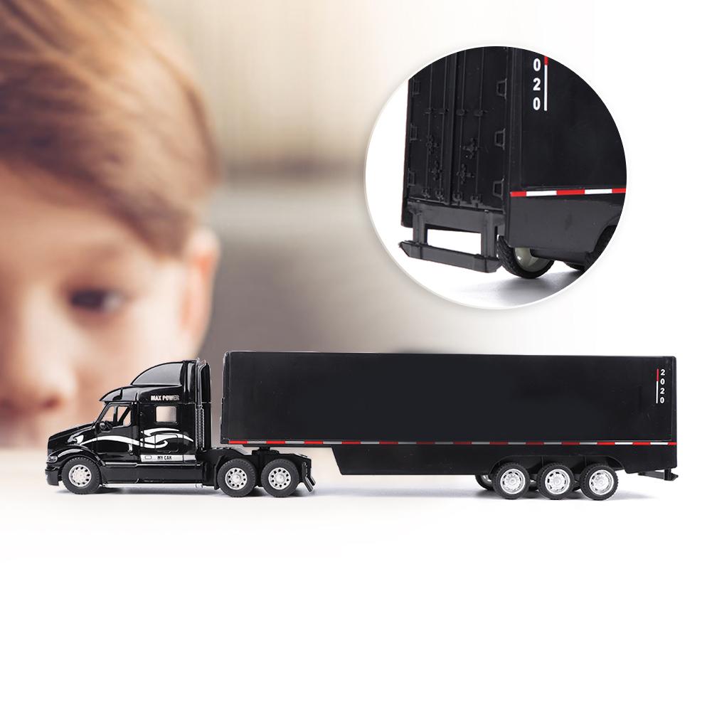 1:48 34.5CM Alloy Truck Model Simulation Light Sound Effect Pull Back Vehicles Toy