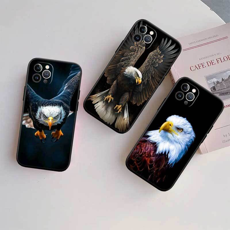 Hawk Eagle Phone Case for Samsung S20 S21 S21S S22 S23 S24 FE Ultra Plus Lite F06 F16 M06 M16 M56 A07 A17 A36 A37 A55 A57