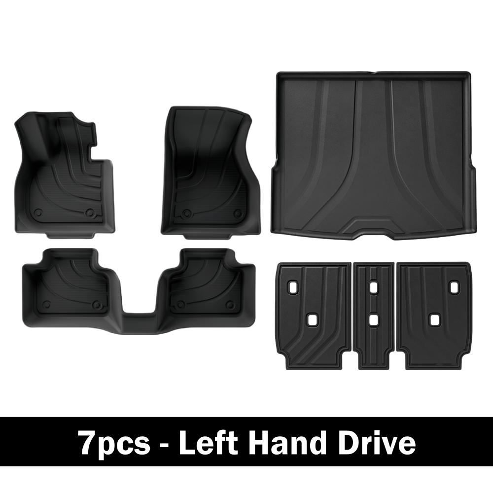 For BMW U11 X1 ix1 2025-2025 Floor Mat TPE Trunk Mat Luggage Mat Waterproof Non-Slip Carpet Left Hand Drive