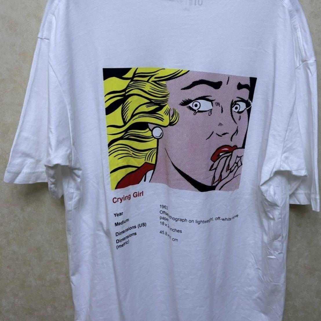

American Street Short-sleeved T-shirt in Collaboration with Pop Artist RoyLichtenstein 4XL