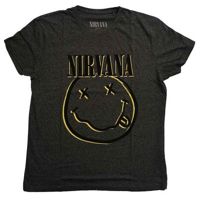 Nirvana - Invertiertes Glückliches Gesicht (T-Shirt)