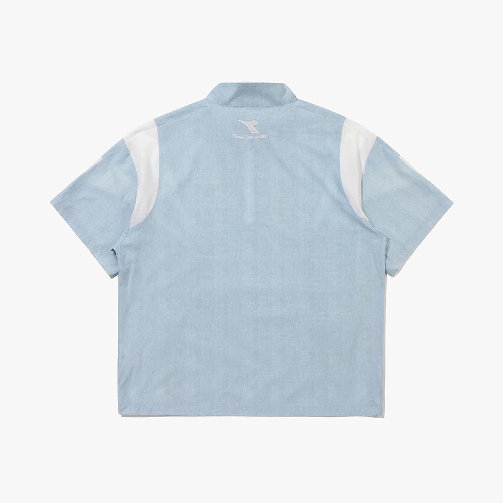 Diadora Grand Slam Half Sleeve Anorak Denim