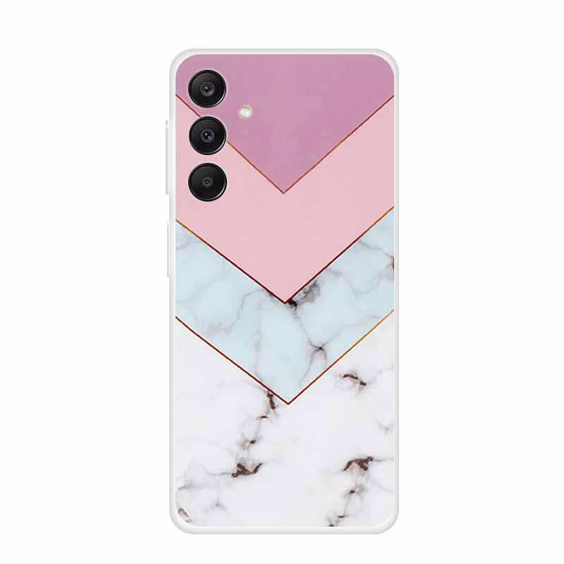Marble Patterns Phone Case for Samsung A25 Soft Transparent TPU Clear Cover for Samsung Galaxy A 25 Protective Silicone Shell