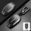 Leather Zinc Alloy Car Key Case Cover Protector Holder Shell for 308 408 508 2008 3008 4008 5008 Keychain Accessories