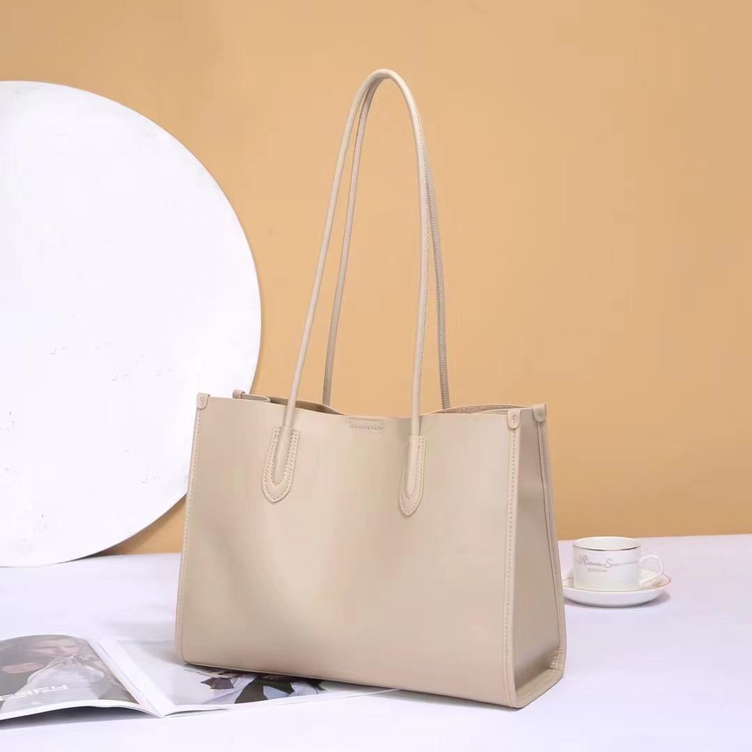 

Сумка-відро з натуральної шкіри: Новий стиль м яка коров яча шкіра сумка-месенджер для щоденного використання, велика місткість, універсальна для жінок - Модель 5506 сірий/деревне вугілля