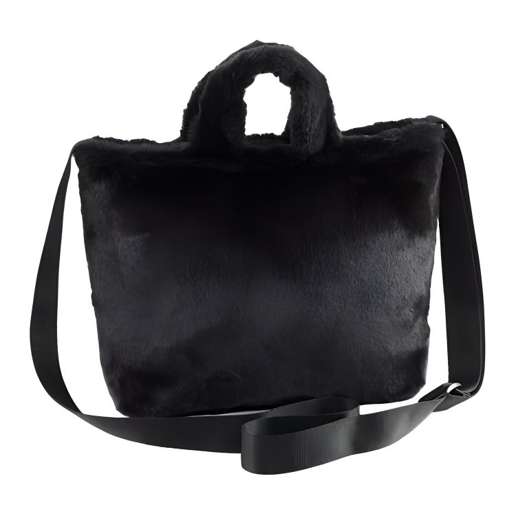 New PUMA Polyester Tote Bag Shopping Bag Shoulder Bag Crossbody Bag Handbag Mini Women's Black 090657-01