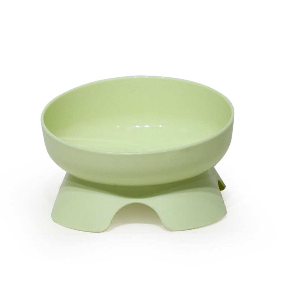 

2pcs Creative Pet High Foot Bowl Slanted Mouth Cats Drinking Feeder Neck Protection