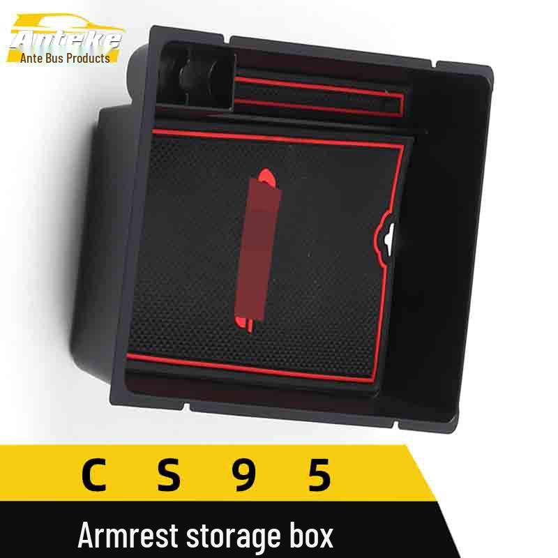 CS95 Armrest Storage Box Decorative Frame & Center Console Sequins Accessories