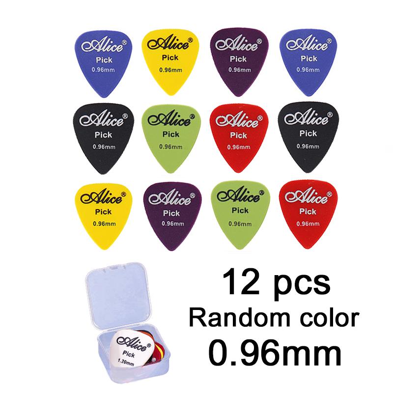 Gitaarplectrums met Opbergdoosje ABS Plectrums voor Elektrische Akoestische Gitaar 6 Dikte Gitaar Plectrum Accessoires