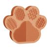 2 in 1 Makeup Brush Cleaning Tool Multi-functional Cartoon Cat's Paw Makeup Brush Holder Silicone Multicolor