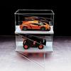 VORZIP Figure Acrylic Collection White Display Case for Models and Easy Display Case H x 20cm W x 20cm Case, Case, Case, Base, Storage, Assembly,