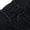 Gothic Vintage Black Lace Up Skirt Girl Croset Velvet Party Mini Skirts Streetwear