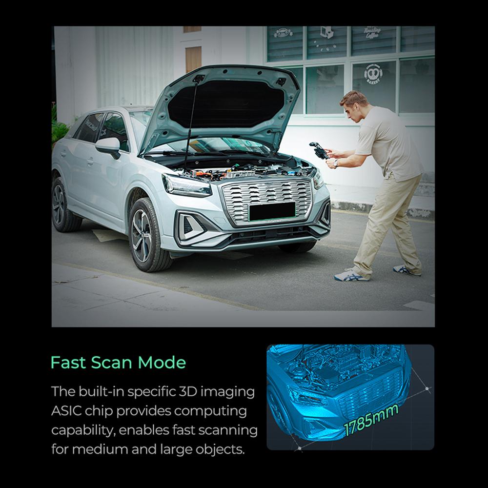 Creality CR-Scan Ferret Pro 3D Scanner Portable and Handheld 30fps Scaning Speed 0.1mm Accuracy