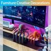 1pc 3D Printed Octopus Ornament Creative Animal Landscape Decorations Simulated Octopus Desktop Home Model Party Children's Gift