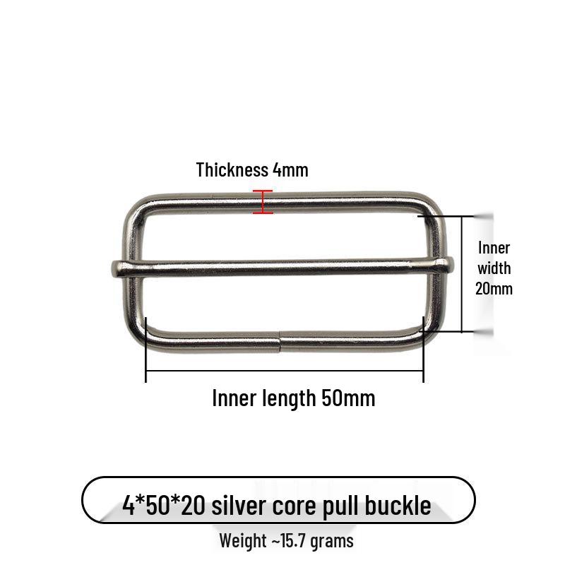 Iron Metal Square Buckles for Luggage Hardware Accessories