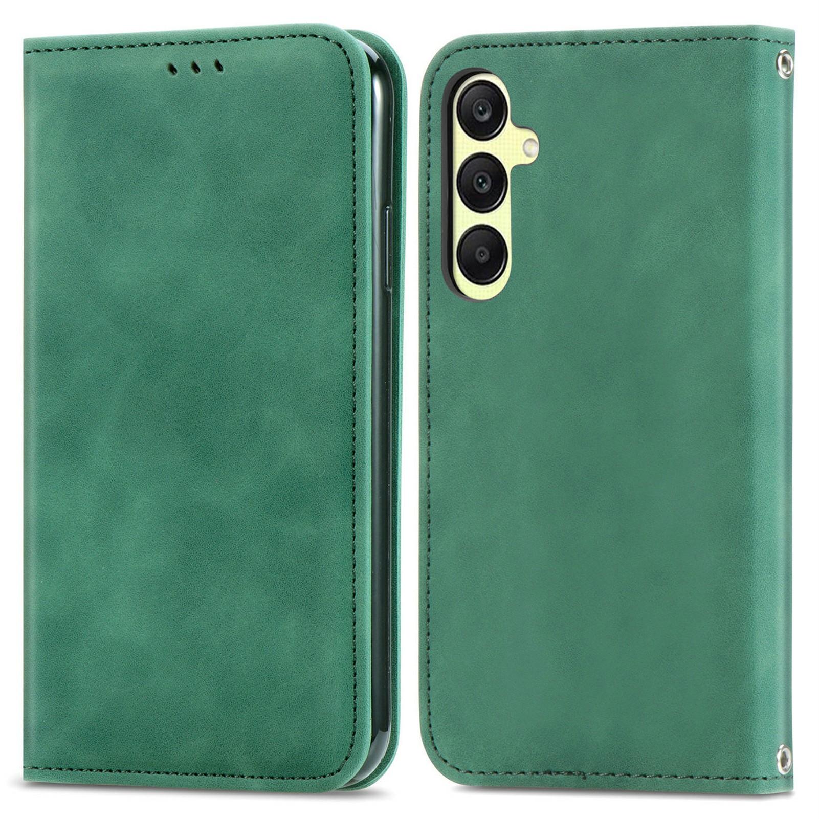 

Для Samsung Galaxy A25 5G (Глобальный) (161,0 х 76,5 х 8,3 мм) Чехол Skin Ощущение при касании Слот для карт Кожаный чехол для телефона Подставка Магнитное крепление E