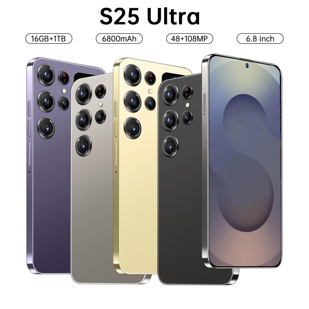 S25 Ultra Smartphone - 7.3-Inch HD Screen, Android, 2GB+16GB