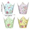 50Pcs Tulip Muffin Cupcake Paper Cups Oilproof Cupcakes Liner Baking Muffin Cup Cake Holder Decorating Tools Muffin Wrap Cases