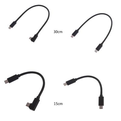 100W USB-C zu USB-C Kabel Gerade / Rechtwinklig Typ C Kabel für Tablet Telefon Schnellladung