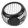 Coffee Pod Holder Wire Basket Large Capacity Iron Coffee Pods Storage Basket for Coffee Bar Counter Desktop Black