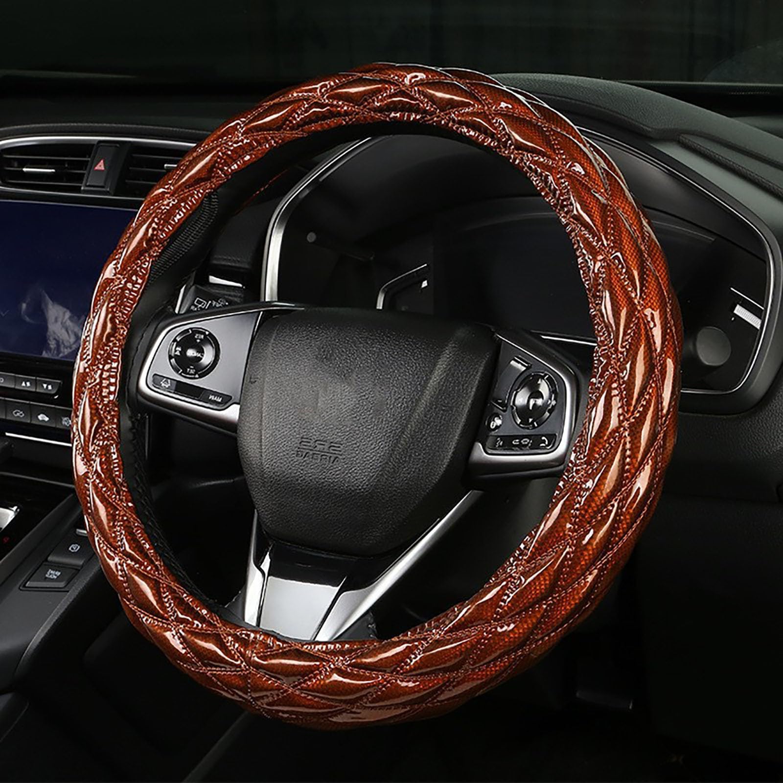 

Steering Wheel Cover for Cars, Steering Wheel Cover, Leather, Steering Wheel Protection, Protective Cover, One Size