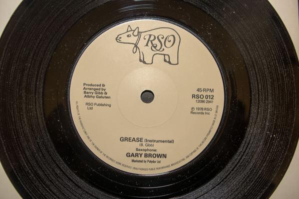 

7-дюймовая пластинка FRANKIE VALLI GARY BROWN 2 Grease RSO012 RSO 1978 UK Поп Б/у