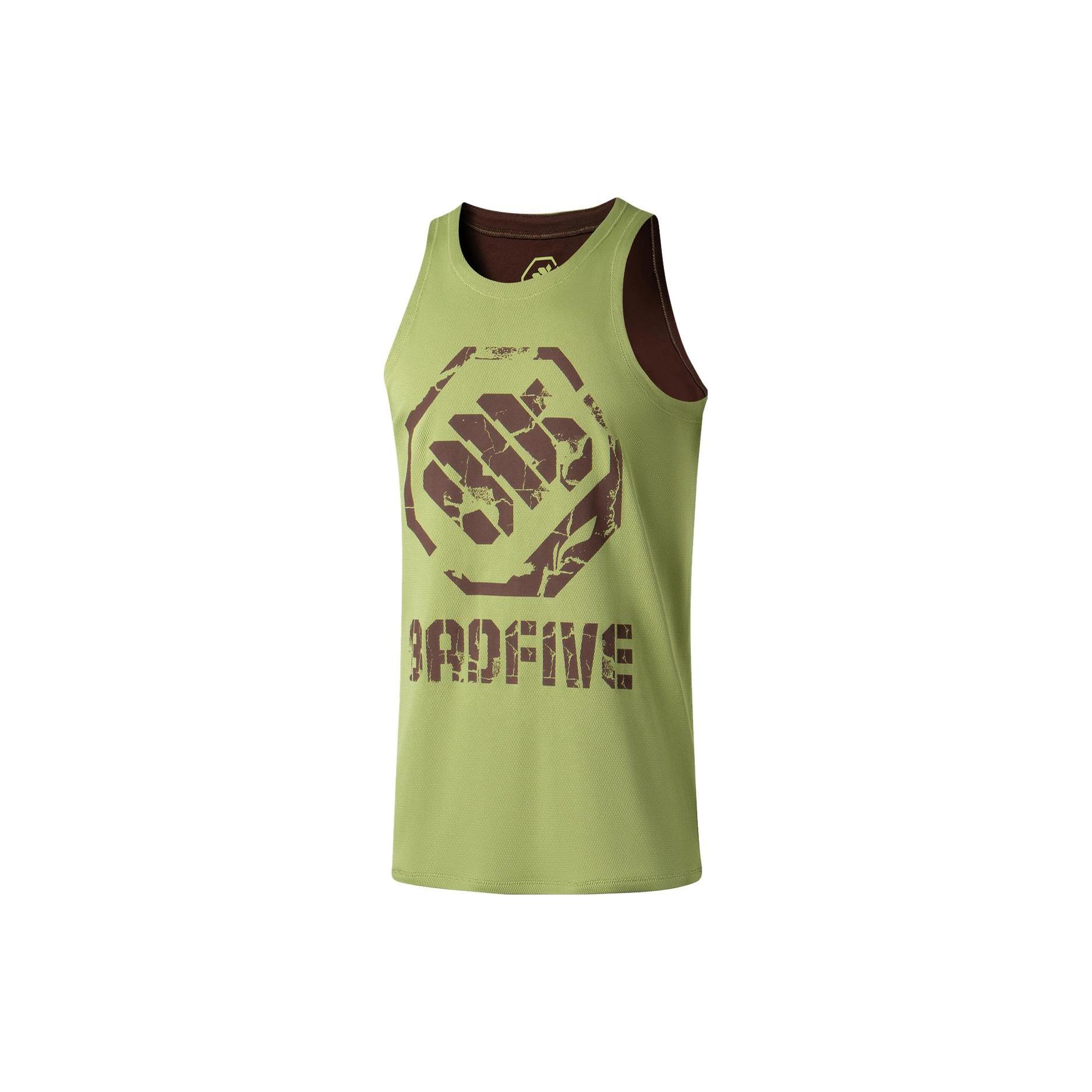 Li-Ning BadFive Graphic Basketball Tank Moss Green Men s AAYT011-3 L