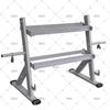 GZCC Double-Layer Dumbbell & Barbell Plate Storage Rack