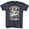 The Real Ghostbusters - Busters & Ecto1 - Short Sleeve - Heather -  - T-Shi