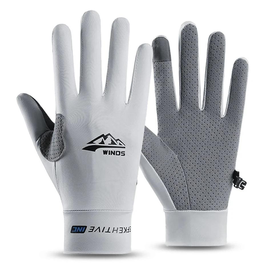 1Pair Fingerless Gloves for Men Women UV Sun Protection Half Finger Glove for Fishing Paddling Sailing Rowing Sports Gloves