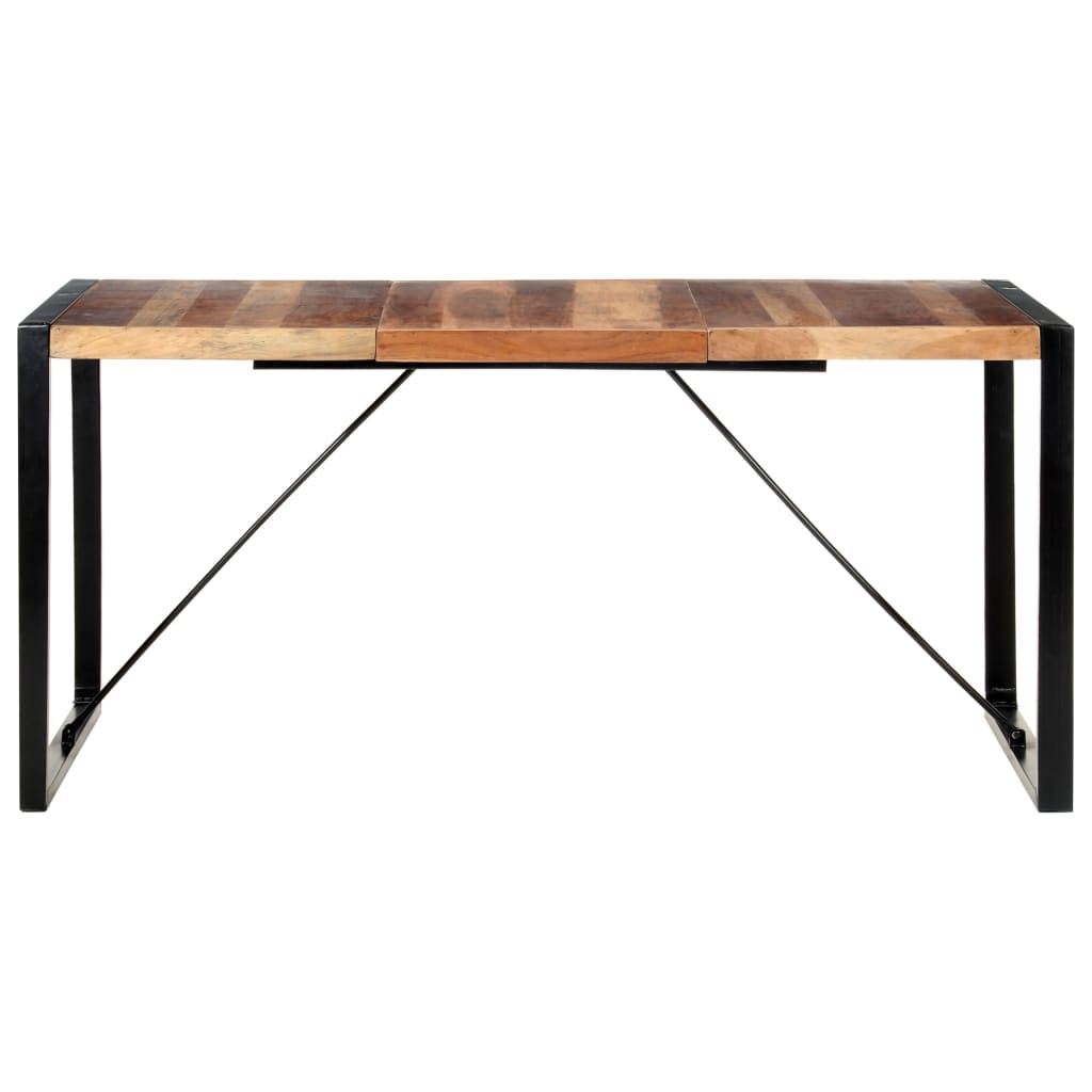 Dining Table 160 x 80 x 75 cm Solid Wood