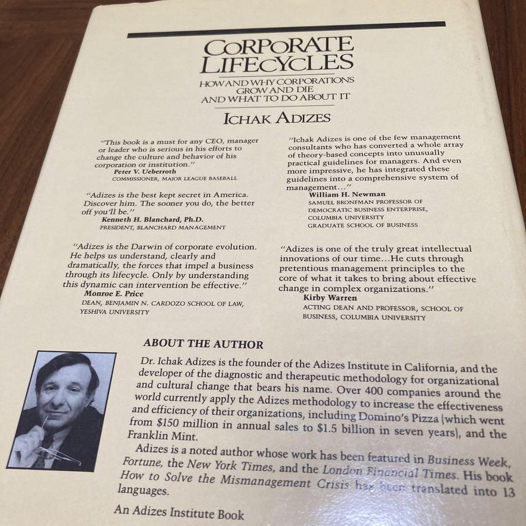 [USED] Corporate Lifecycles