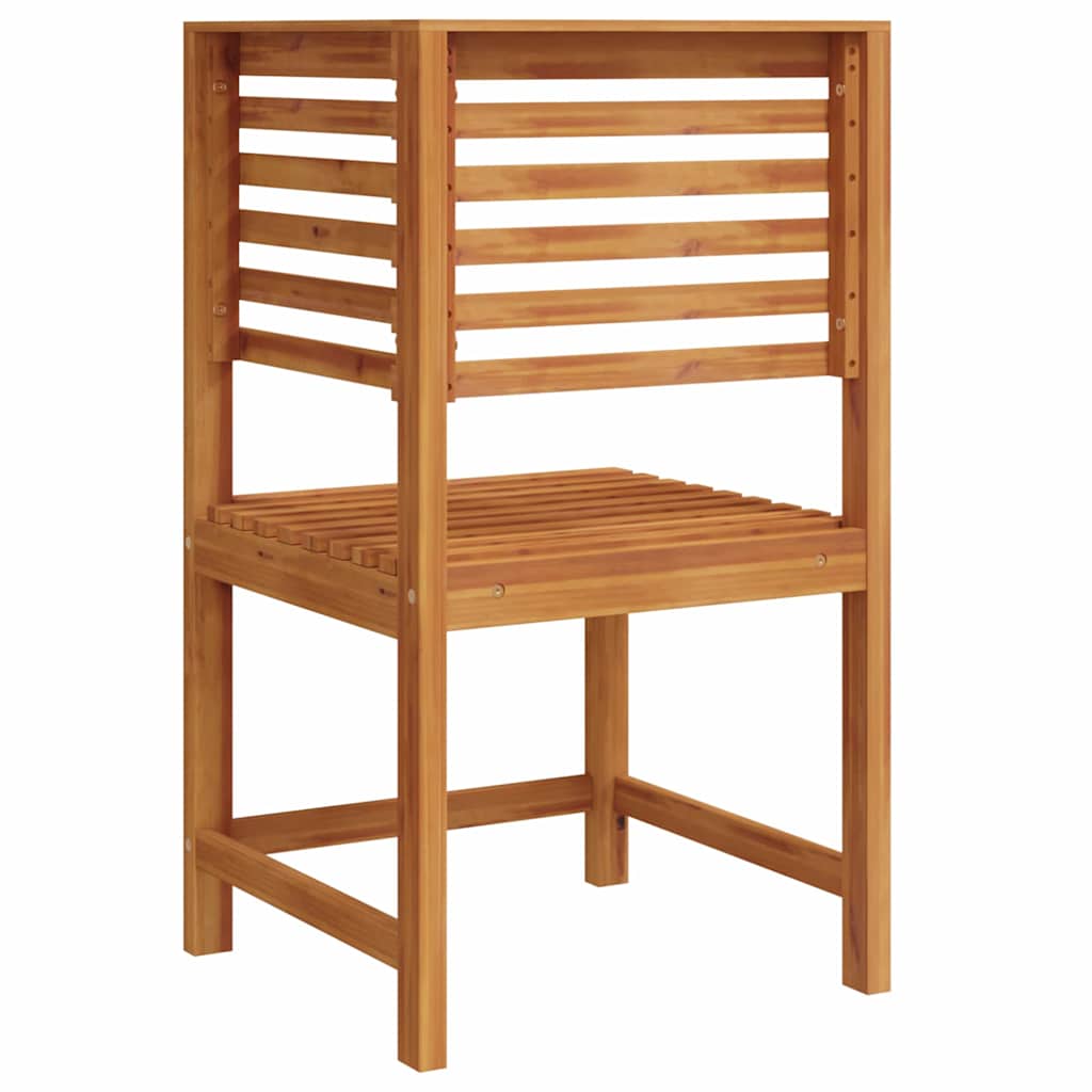 Garden Chair Brown 50 X 50 X 91 Cm Solid Acacia Wood