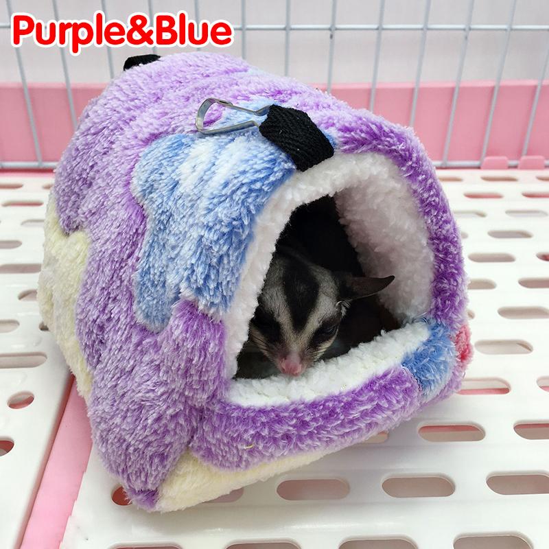Buy Small Animal Sleepping Bed Keep Warm Nest Hammock Tent Pets Cages